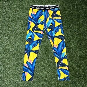NWT adidas originals x farm tropical fashion leggings